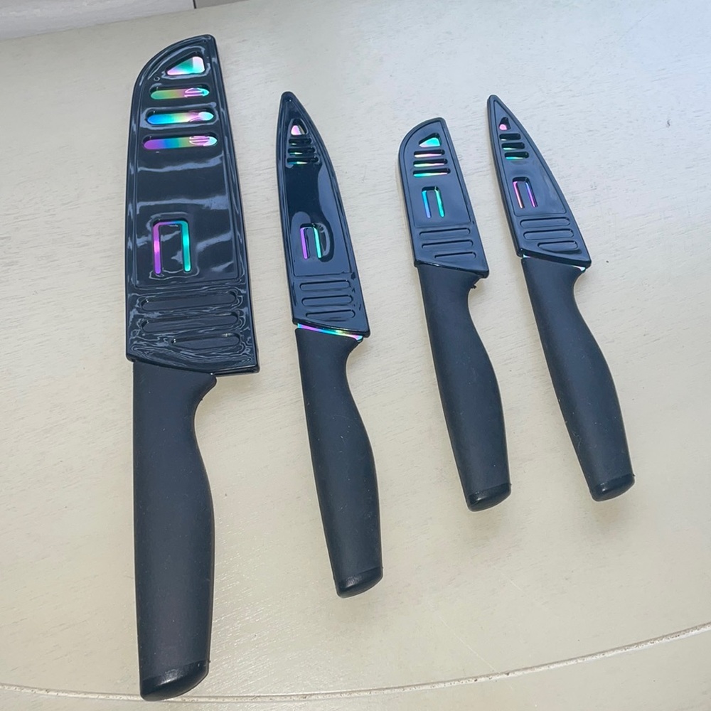 Brand new multicolor knife set